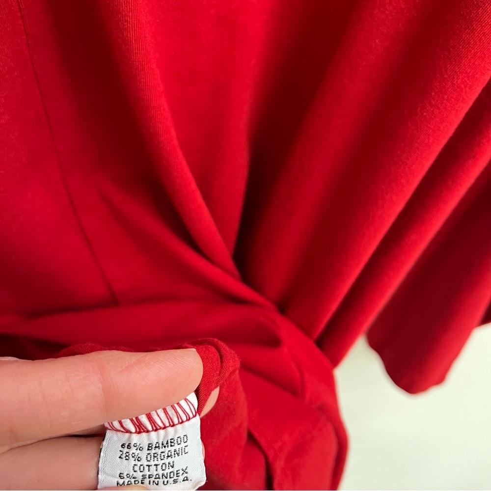 bryn Walker Red V-Neck Tunic - Picture 8 of 10